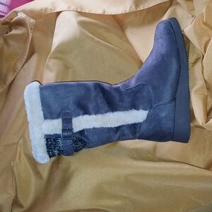 Dream Pairs Size 9 Snow Style Boots Womens Mid-Calf Faux Fur & Adjustable Buckle